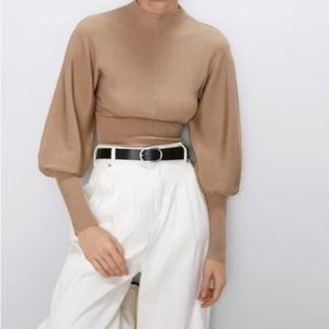 Zara Puff Sleeved Sweater
